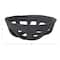 Hello Honey® 13" Black Handmade Paper Mache Basket